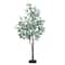 4ft. Pre-Lit Artificial Fruiting Olive Tree with Warm White LED Lights